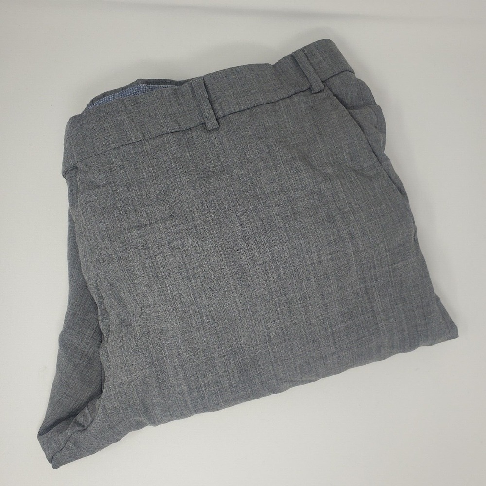 Ballin Men's Flat Front Pants Size‎ 40 Super 120s Wool Comfort EZE Gray (39x29)